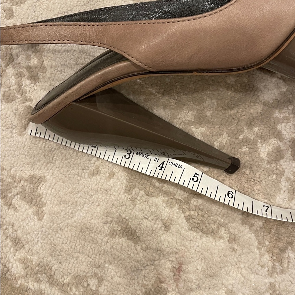 Burberry leather slingback high heel sandal size 39 - Picture 11 of 13